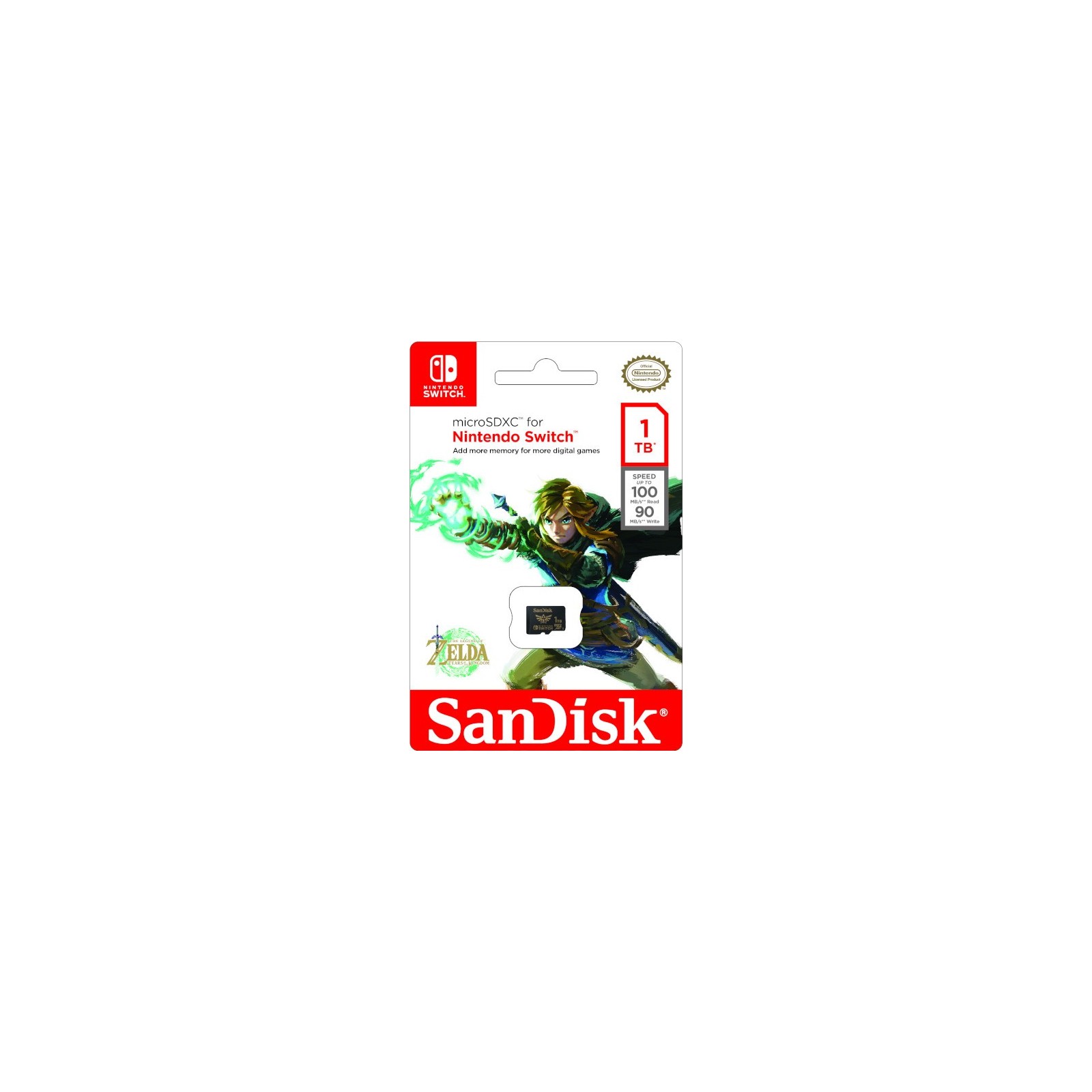 TARJETA DE MEMORIA SANDISK 1 TB MICROSDXC ZELDA (OFICIAL) (SWITCH/LITE)