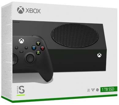 1 TB XBOX SERIE S CARBON BLACK (NEGRO)