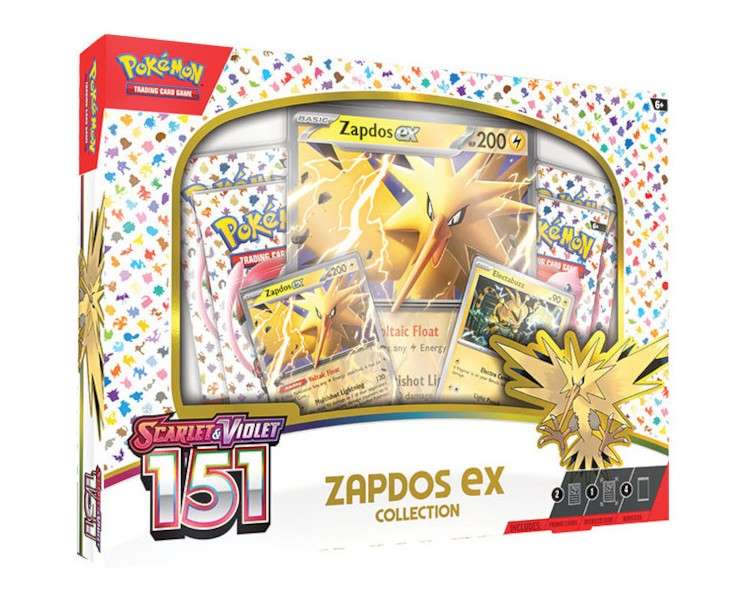 POKEMON JUEGO DE CARTAS COL. ESCARLATA Y PURPURA 151 COLECCION ZARPOS EX (ESP)