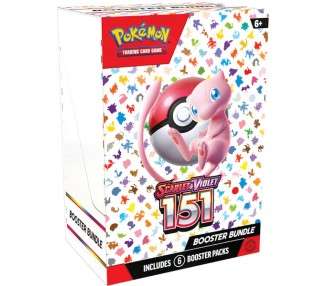 POKEMON TRADING CARD POKEMON SCARLET & VIOLET 151 (INCLUDES 6 BOOSTER PACKS) (ENG)