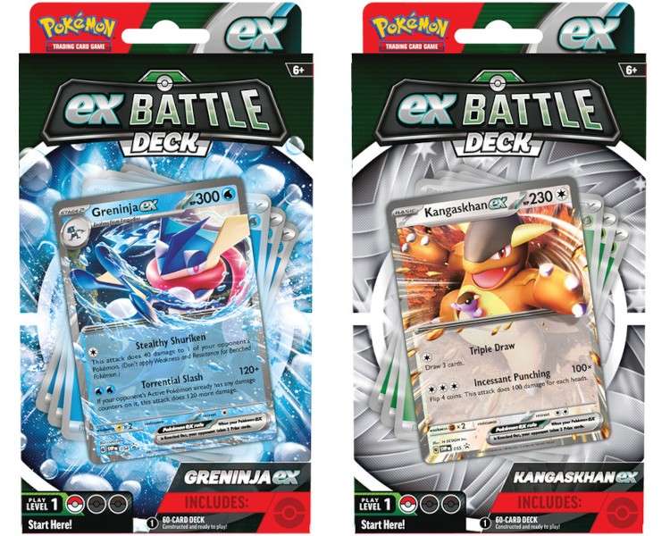 POKEMON JUEGO DE CARTAS COL. BARAJA DE COMBATE EX (GRENINJA EX / KANGASKHAN EX)(ESP)