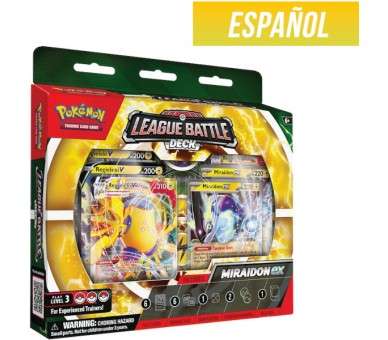 POKEMON JUEGO DE CARTAS COL. BARAJA COMBATE DE LIGA MIRAIDON EX (ESP)