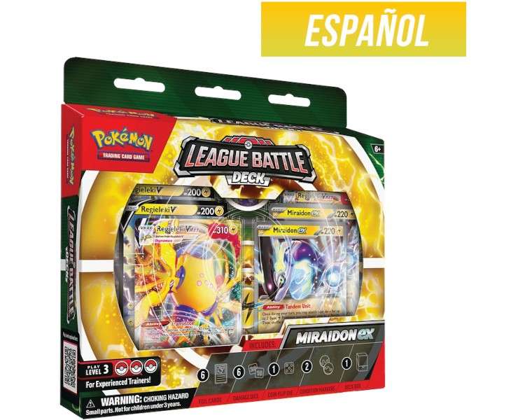 POKEMON JUEGO DE CARTAS COL. BARAJA COMBATE DE LIGA MIRAIDON EX (ESP)