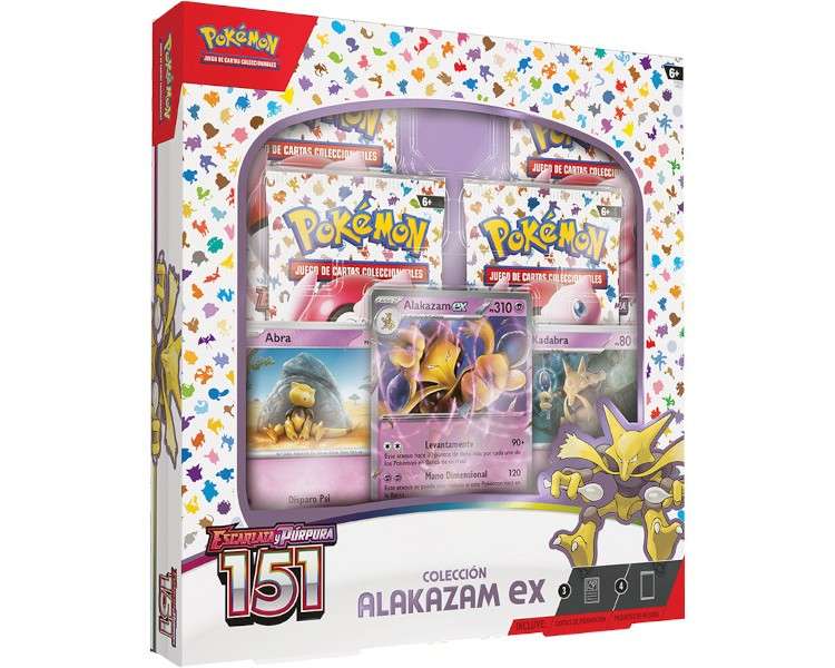 POKEMON JUEGO DE CARTAS COL. ESCARLATA Y PURPURA 151 COLECCION ALAKAZAM EX (ESP)