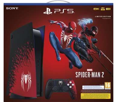 CONSOLA WHITE + DUALSENSE + MARVEL’S SPIDER-MAN 2 LIMITED EDITION