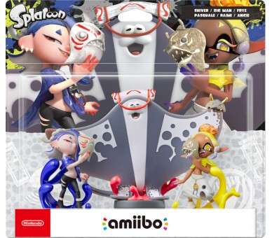 AMiiBO SPLATOON: SHIVER, BIG MAN, FRYE (PACK 3 FIGURAS) (IMP)