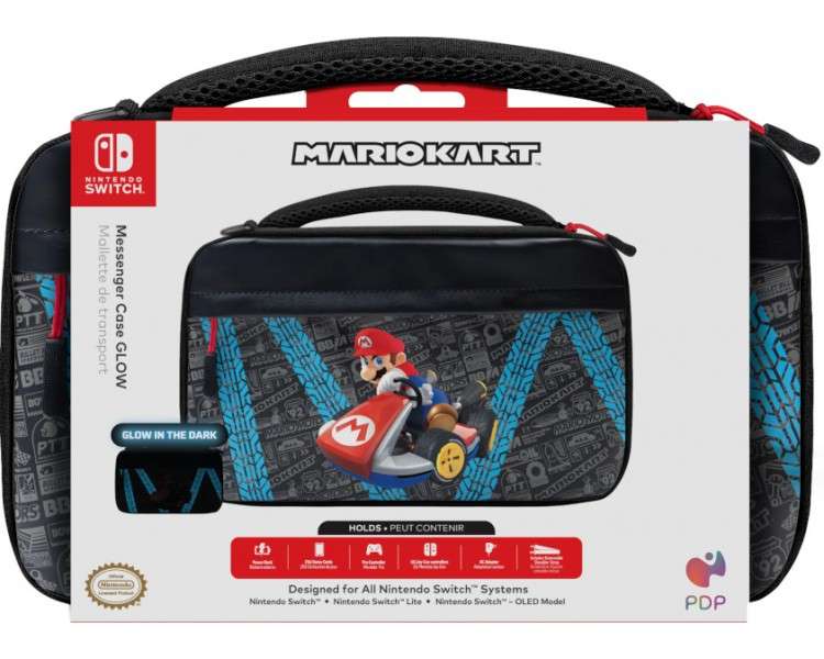 PDP MESSENGER CASE MARIO KART (GLOW IN THE DARK)