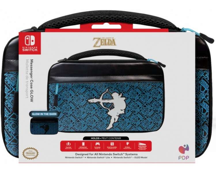 PDP GAMING MESSENGER CASE SHEIKAH SHOOT (GLOW IN THE DARK)