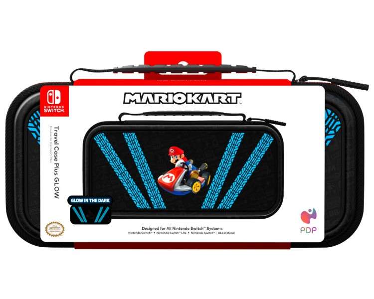 PDP TRAVEL CASE PLUS GLOW MARIO KART (SWITCH/LITE/OLED)