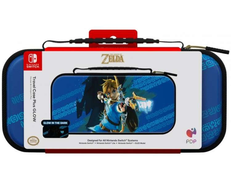 PDP  TRAVEL CASE PLUS GLOW THE LEGEND OF ZELDA LINK HERO (GLOW IN THE DARK)