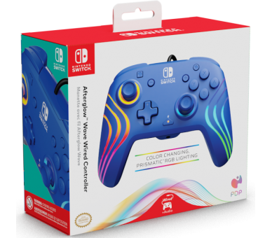 PDP AFTERGLOW WAVE WIRED CONTROLLER BLUE (AZUL)