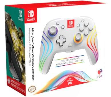 PDP AFTERGLOW WAVE WIRELESS CONTROLLER WHITE (BLANCO)