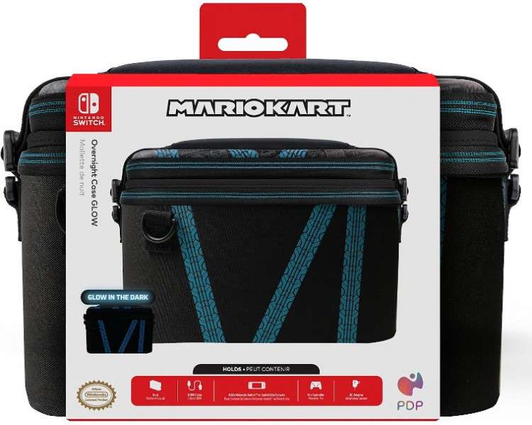 PDP OVERNIGHT CASE GLOW MARIO KART (PULL-N-GO)