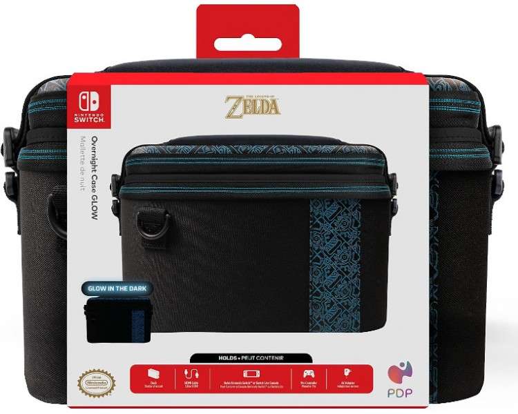 PDP OVERNIGHT CASE GLOW THE LEGEND OF ZELDA (PULL-N-GO)