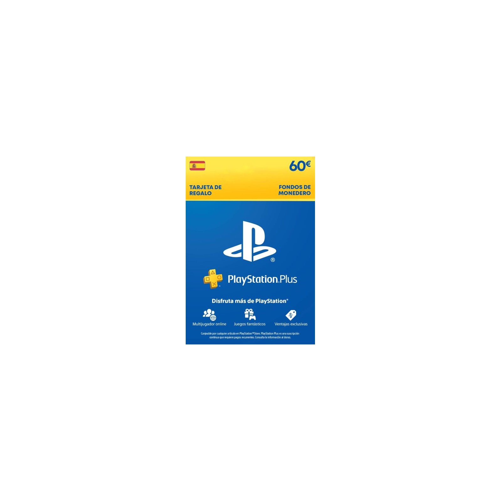 PLAYSTATION NETWORK 60 EUROS