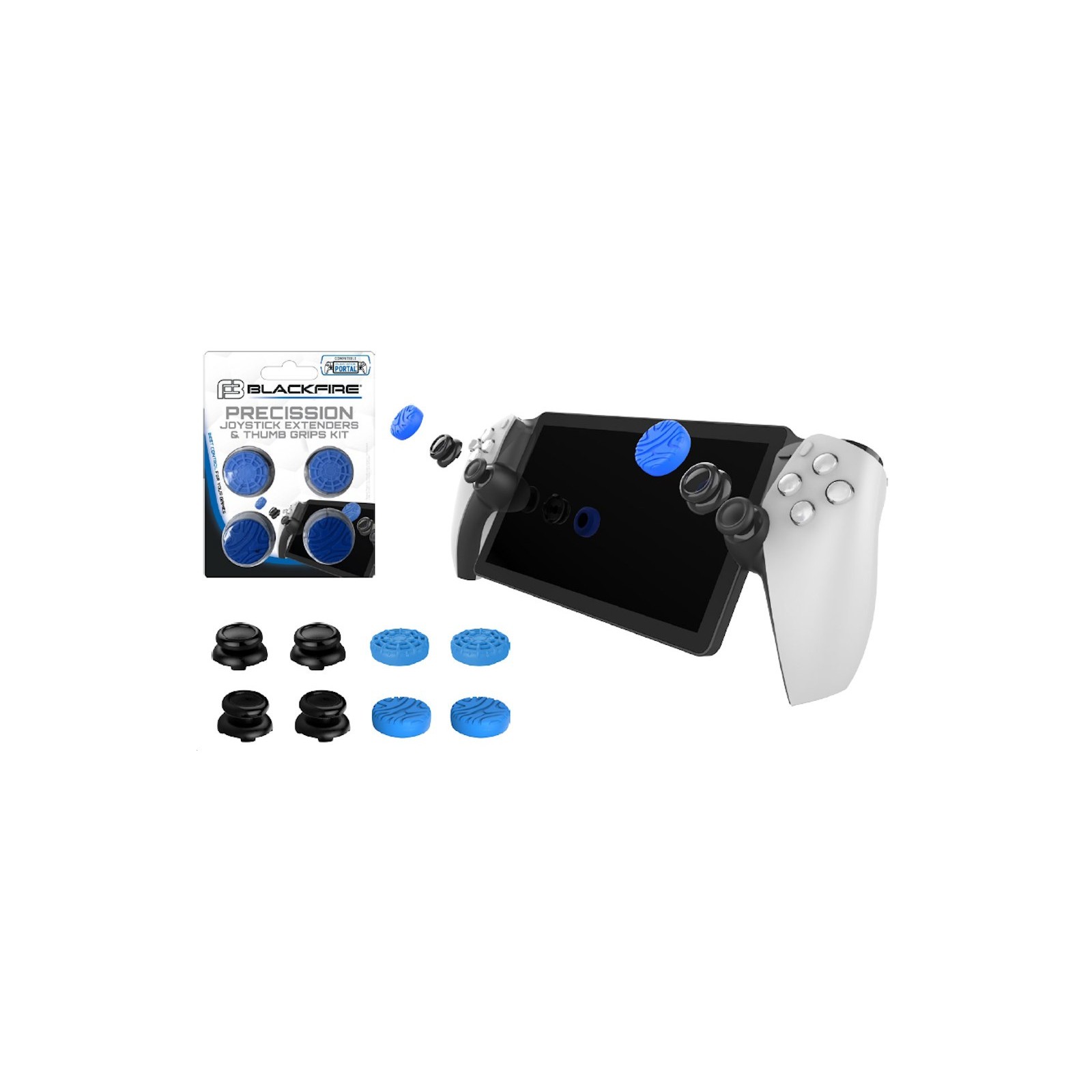 BLACKFIRE PRECISSION JOYSTICK EXTENDERS & THUMB GRIPS KIT PARA PSPORTAL