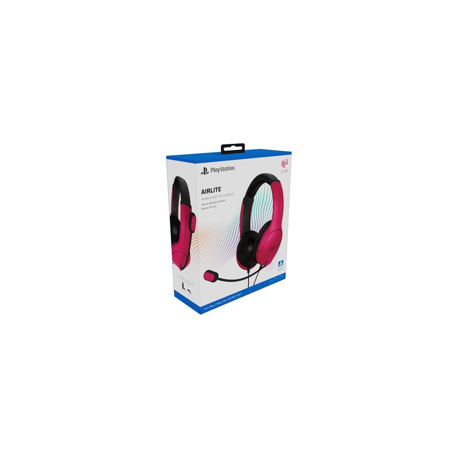 PDP AIRLITE WIRED HEADSET NEBULA PINK (PS4)