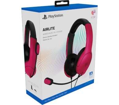 PDP AIRLITE WIRED HEADSET NEBULA PINK (PS4)