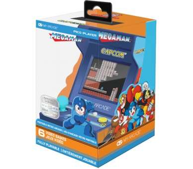 MY ARCADE PICO PLAYER MEGAMAN (6 GAMES)