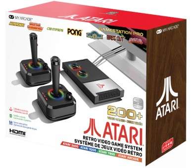 MY ARCADE GAMESTATION PRO ATARI + 2 WIRELESS JOYSTICKS (200 GAMES)