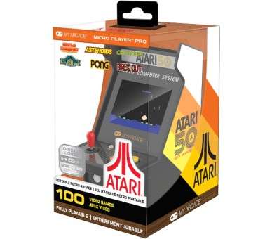 MY ARCADE MICRO PLAYER PRO ATARI (100 GAMES)