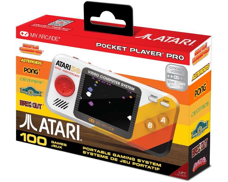 MY ARCADE POCKET PLAYER PRO ATARI (100 GAMES)