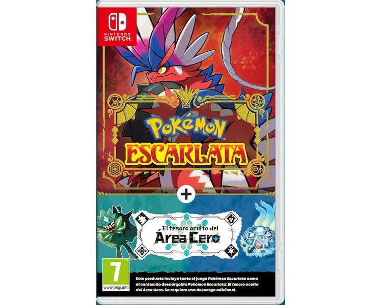 POKEMON ESCARLATA + EL TESORO OCULTO DEL AREA CERO (PACK DE EXPANSION)