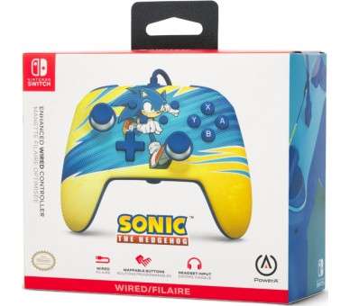 POWER A ENHANCED WIRED CONTROLLER SONIC BOOST (SWITCH/OLED)