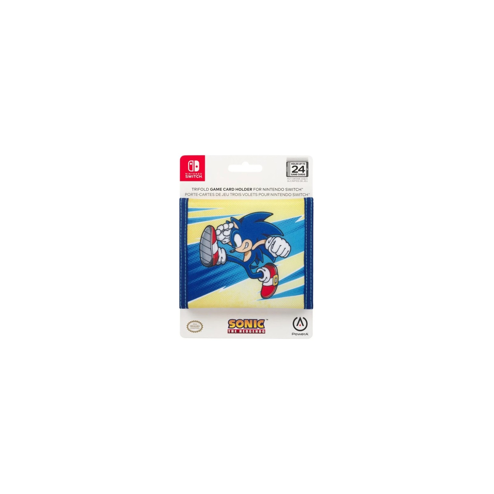 POWER A TRIFOLD GAME CARD HOLDER FOR SWITCH SONIC (24 CARTUCHOS)