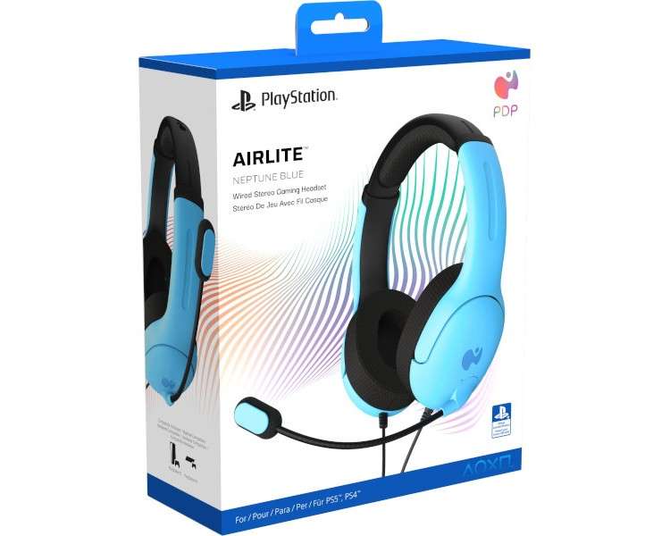 PDP AIRLITE WIRED HEADSET NEPTUNE BLUE (PS4)