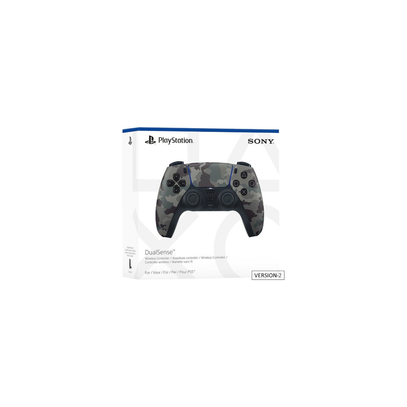 DUALSENSE WIRELESS CONTROLLER GREY CAMO (GRIS CAMUFLAJE) (VERSION 2)