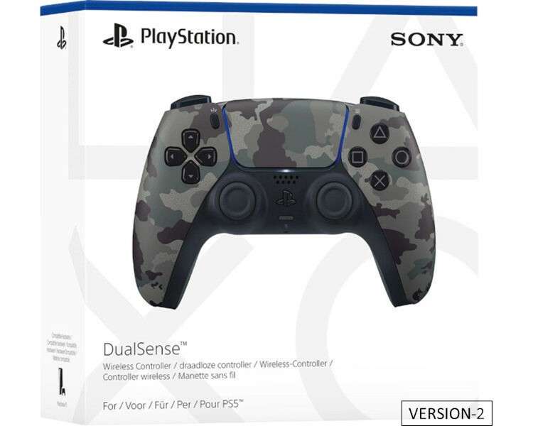 DUALSENSE WIRELESS CONTROLLER GREY CAMO (GRIS CAMUFLAJE) (VERSION 2)