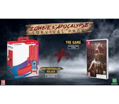 ZOMBIE APOCALYPSE SURVIVAL PACK (THE HOUSE OF THE DEAD + GUN CONTROLLER HOLDER) (CIAB) (OLED)