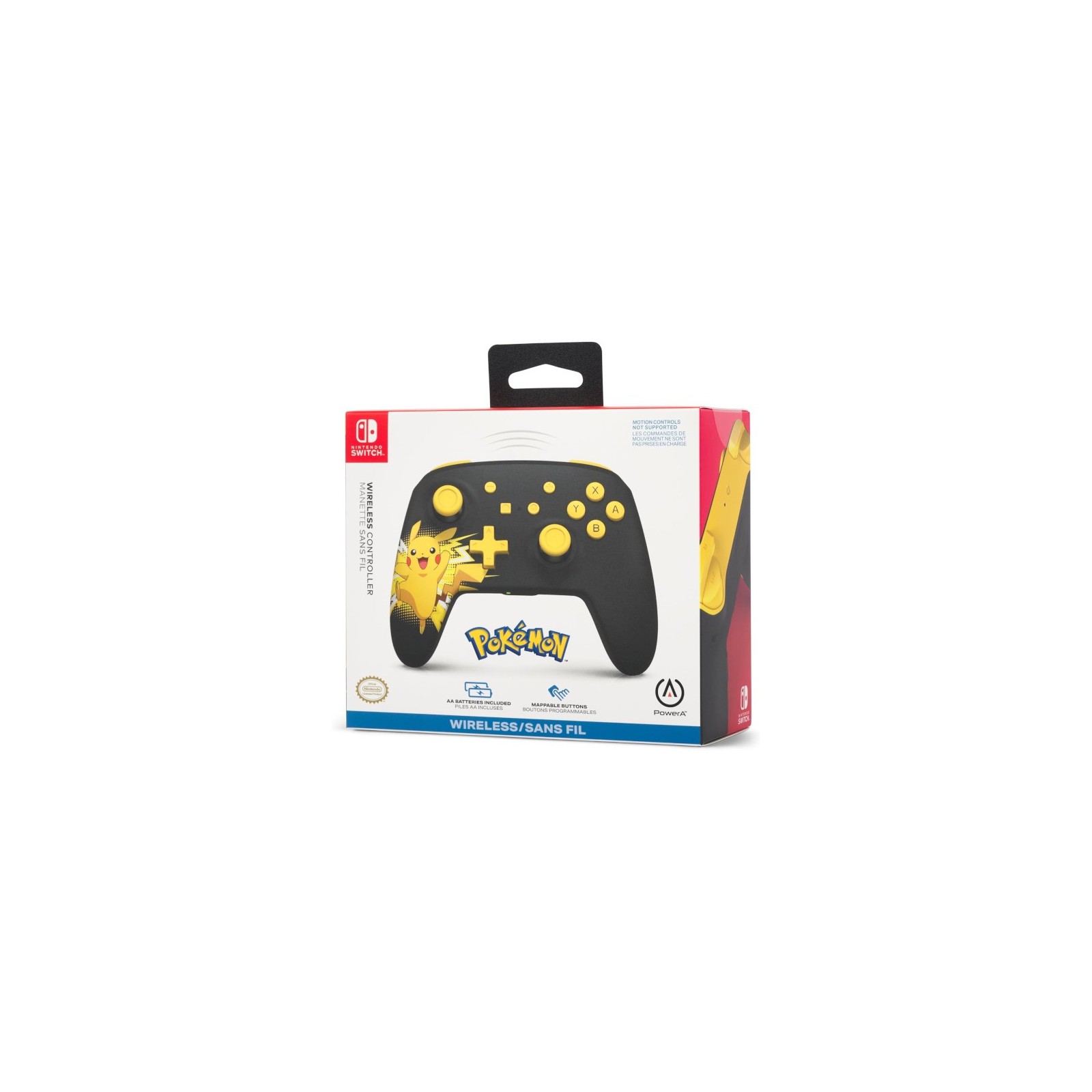 POWER A WIRELESS CONTROLLER PIKACHU ECSTATIC