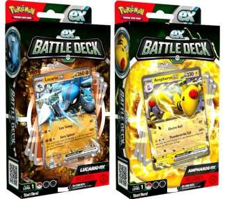 POKEMON TRADING CARD GAME POKEMON GO EX BATTLE DECK (AMPHAROS EX/ LUCARIO EX) (ENG)