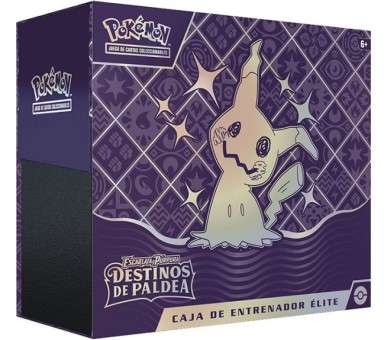 POKEMON JUEGO DE CARTAS. COL. ESCARLATA Y PURPURA DESTINOS DE PALDEA CAJA ELITE (ESP)