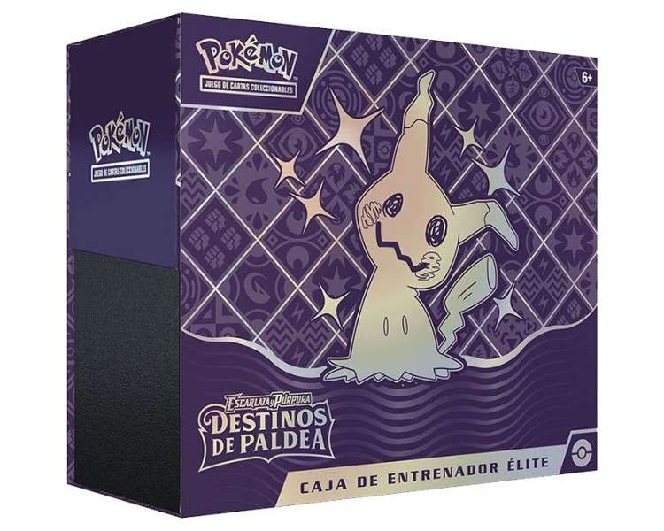 POKEMON JUEGO DE CARTAS. COL. ESCARLATA Y PURPURA DESTINOS DE PALDEA CAJA ELITE (ESP)