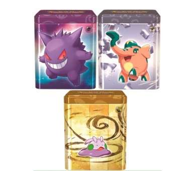 POKEMON JUEGO DE CARTAS COL. ESCARLATA Y PURPURA CAJA METALICA GRANDE (ESP)