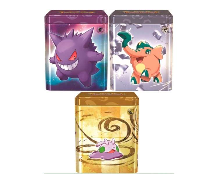 POKEMON JUEGO DE CARTAS COL. ESCARLATA Y PURPURA CAJA METALICA GRANDE (ESP)