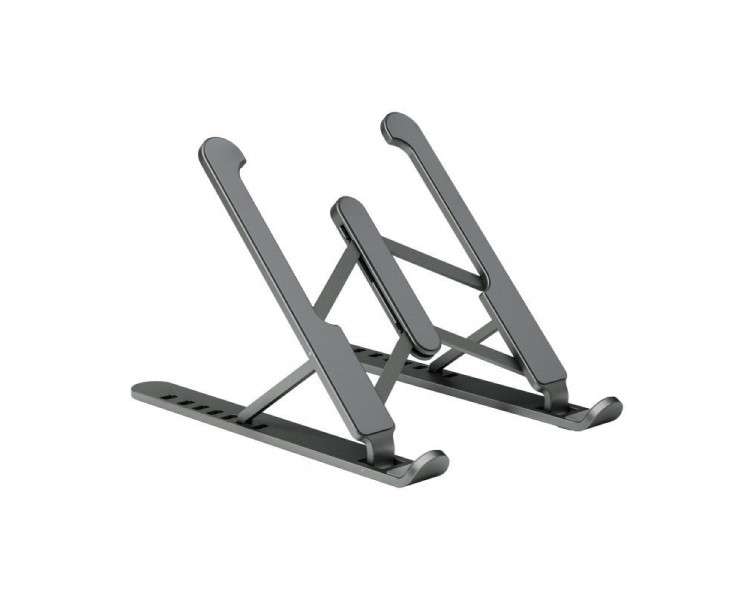 p ph2AISENS 8211 Soporte de sobremesa ajustable para Portatil o Tablet h2ulliEste soporte es totalmente plegable y super compac