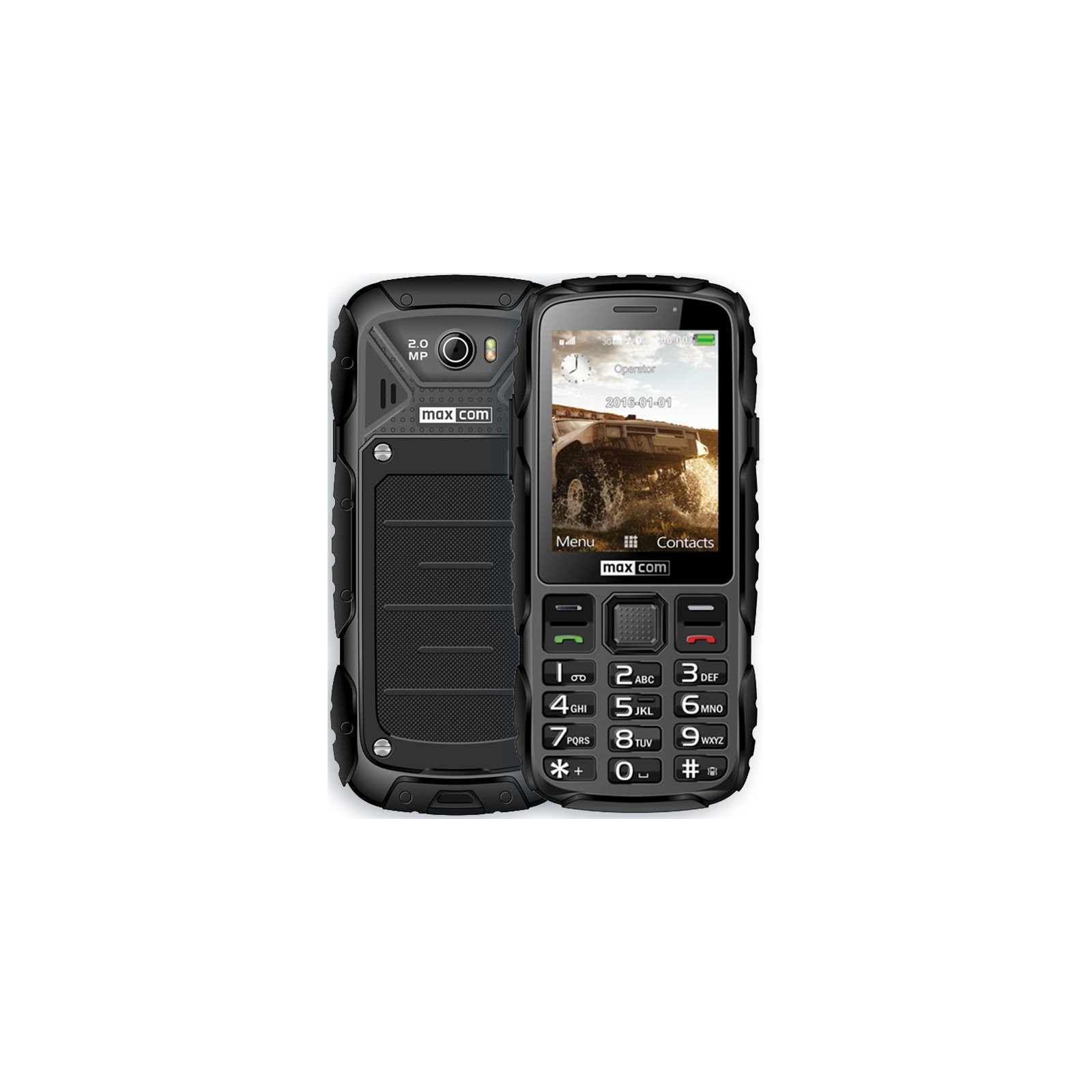 MAXCOM MM920 RUGERIZADO  2,8" 2MPX  2G BLACK