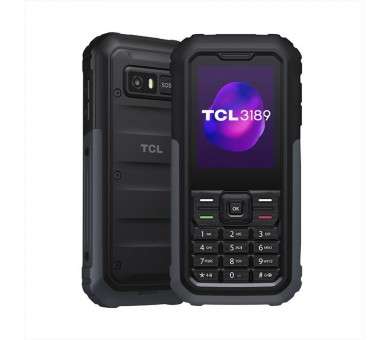 TCL 3189 RUGERIZADO 2,4" 64MB/128MB 2MP 4G HIMALAYA GRAY