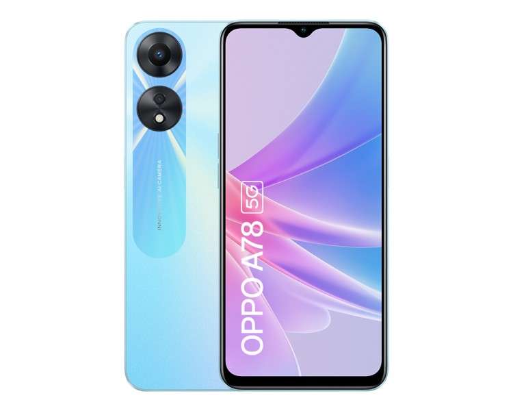 OPPO A78 6,43" HD+ 8GB/128GB 50/8MP DS (5G) GLOWING BLUE.