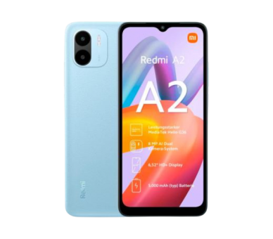 XIAOMI REDMI A2 6,52"  HD+ 3GB/64GB 5MP/8MP LIGHT BLUE