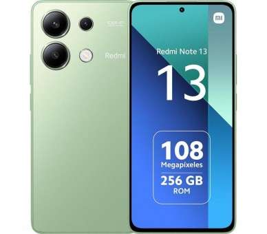 XIAOMI REDMI NOTE 13 6,67" FHD+ 8GB/256GB 16MP/108MP LTE MINT GREEN