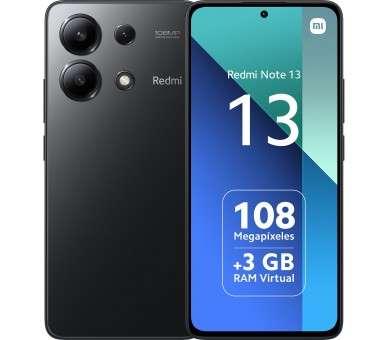 XIAOMI REDMI NOTE 13 6,67" FHD+ 6GB/128GB 16MP/108MP LTE MIDNIGHT BLACK