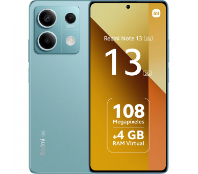 XIAOMI REDMI NOTE 13 6,67" FHD+ 6GB/128GB 16MP/108MP (5G) OCEAN TEAL