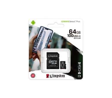 KINGSTON MICRO SD 64 GB CL10 SDCS2/64GB 1A