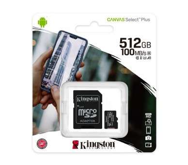 KINGSTON MICRO SD 512 GB CL10 SDCS2/512GB 1A