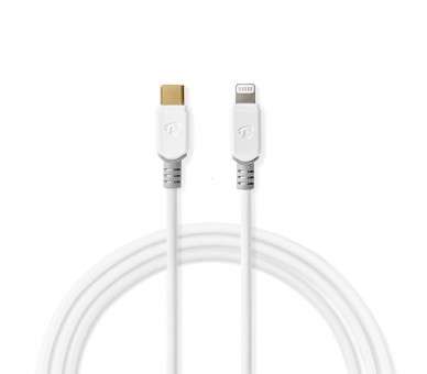 NEDIS CABLE USB | APPLE LIGHTNING | LIGHTNING DE APPLE 8-PIN | USB TYPE-C  MACHO | ORO | 2.00 M